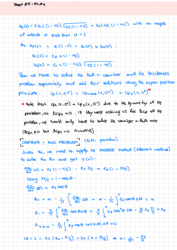 Miniatura del documento Sheet5ThinAirfoilTheory2Exercises.pdf
