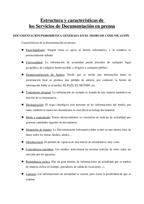 Miniatura del documento Tema 4. Estructura y características de los servicios de documentación en prensa..docx
