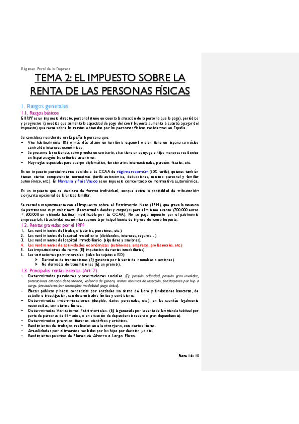 Miniatura del documento TEMA 2. IRPF