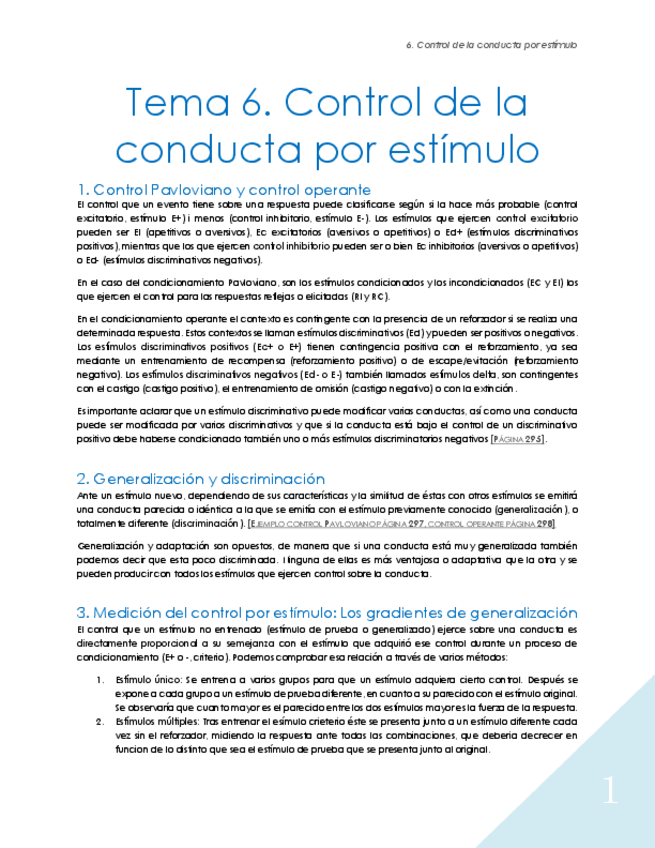 Miniatura del documento Tema 6. Control de la conducta por estímulo.pdf