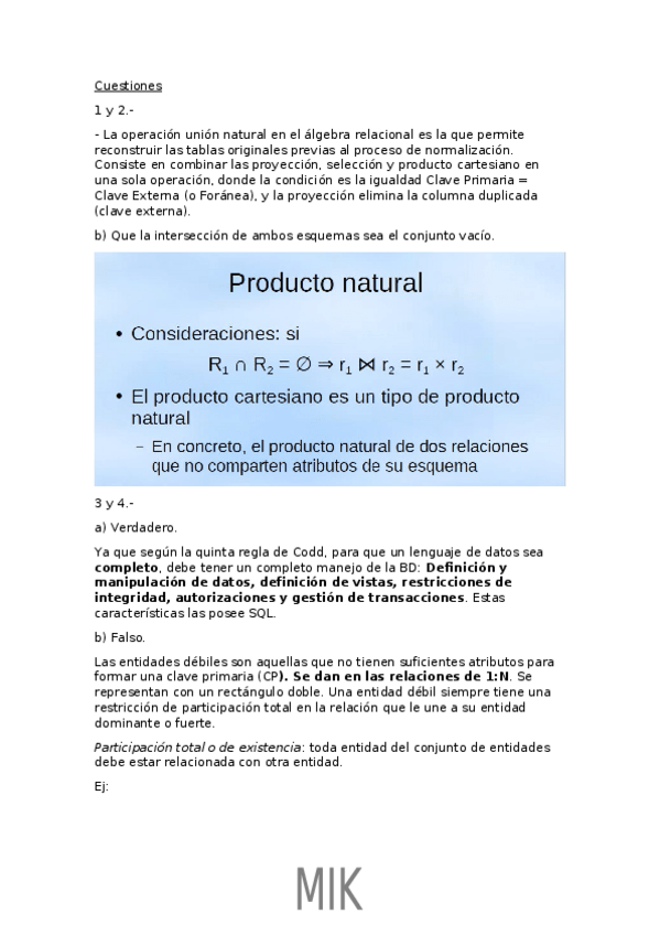 Miniatura del documento Resolución Examen de teoría BD 2017 Cuestiones.docx
