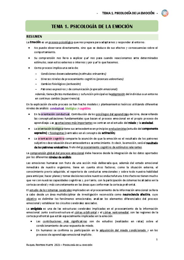 Miniatura del documento RESUMEN. TEMAS 1-9. EMOCIÓN.pdf