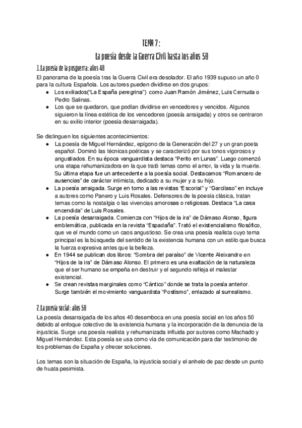 Miniatura del documento Tema-7-la-poesia-desde-la-Guerra-Civil-hasta-los-anos-50-1.pdf