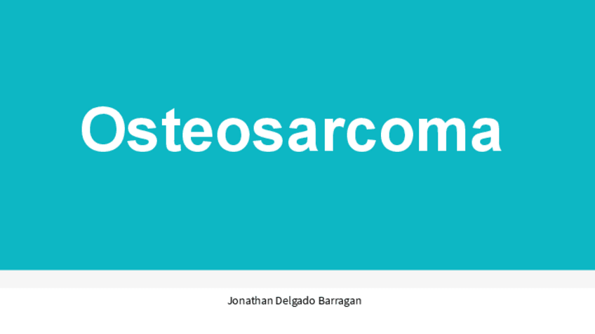 Miniatura del documento Osteosarcoma.pdf