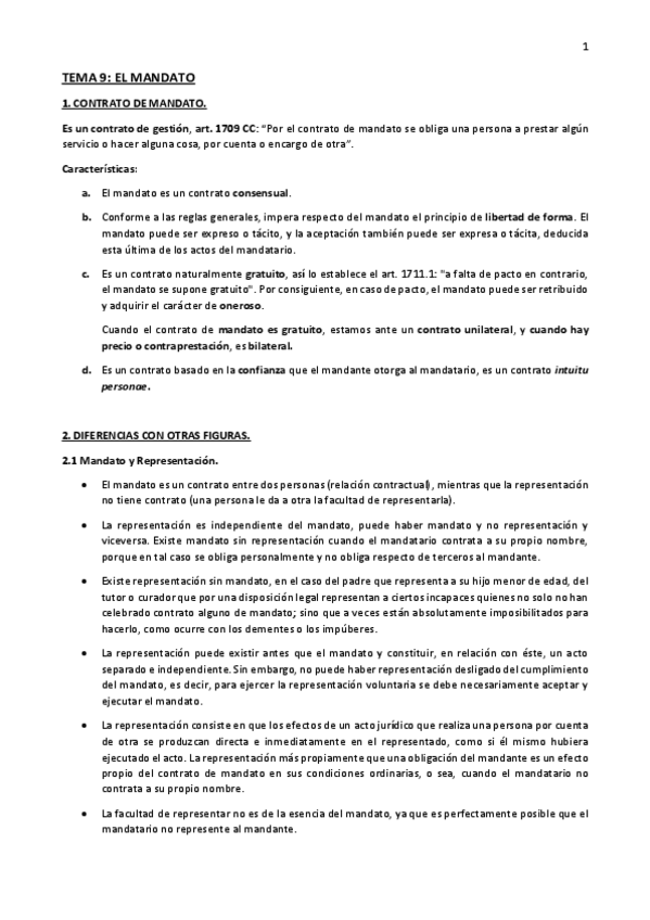 Miniatura del documento TEMA-9. EL MANDATO.pdf