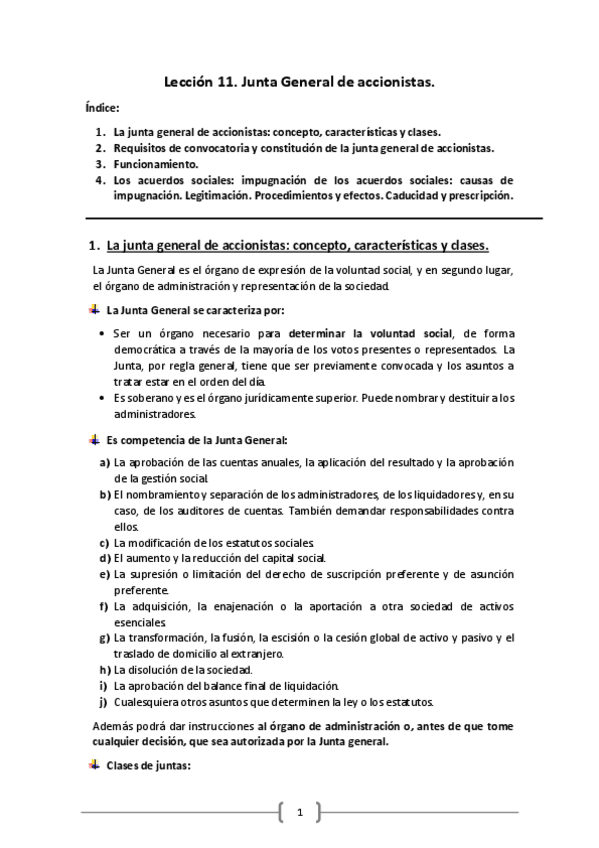 Miniatura del documento Lección 11. Junta General de accionistas.pdf