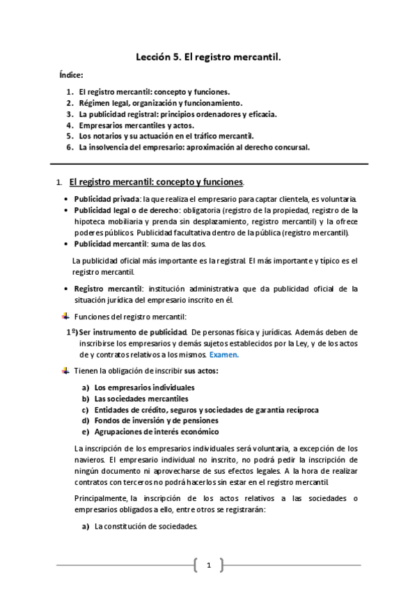 Miniatura del documento Lección 5. El registro mercantil.pdf