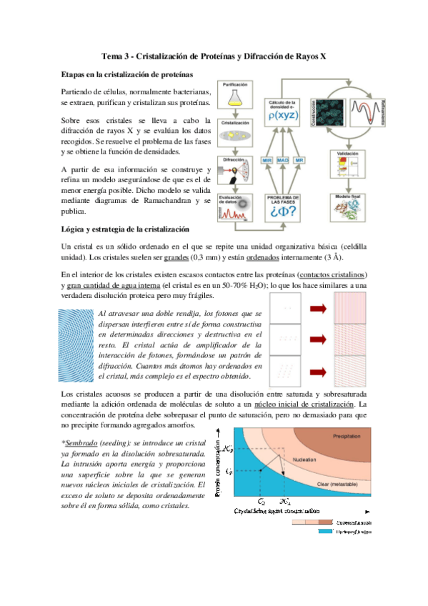 Miniatura del documento Tema 3 - Cristalización de Proteínas y Difracción de Rayos X.pdf