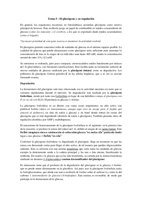 Miniatura del documento Tema 5 - El glucógeno y su regulación.pdf