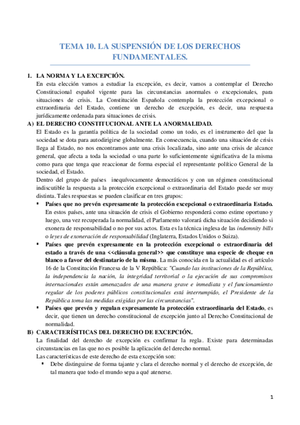Miniatura del documento TEMA 10. LA SUSPENSION DE LOS DERECHOS FUNDAMENTALES.pdf