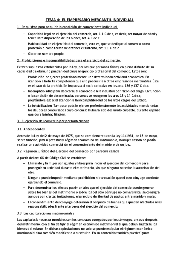 Miniatura del documento Tema 4. EL EMPRESARIO MERCANTIL INDIVIDUAL.pdf