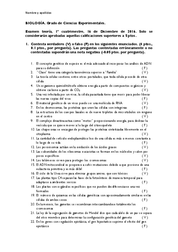 Miniatura del documento Examen Biología 1C 2016-2017 Diciembre_solución.pdf