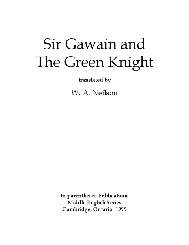Miniatura del documento Sir-Gawain-and-The-Green-Knight-Narration.pdf