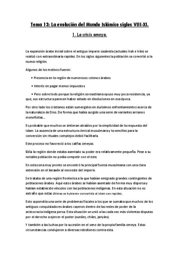 Miniatura del documento Tema-XIII-Evolucion-del-mundo-islamico.pdf
