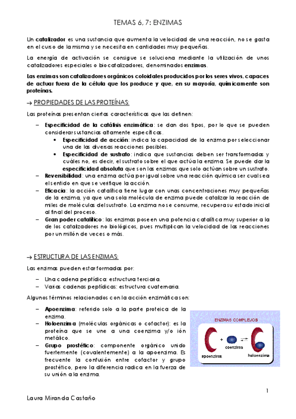 Miniatura del documento Temas 6 7. Enzimas.pdf