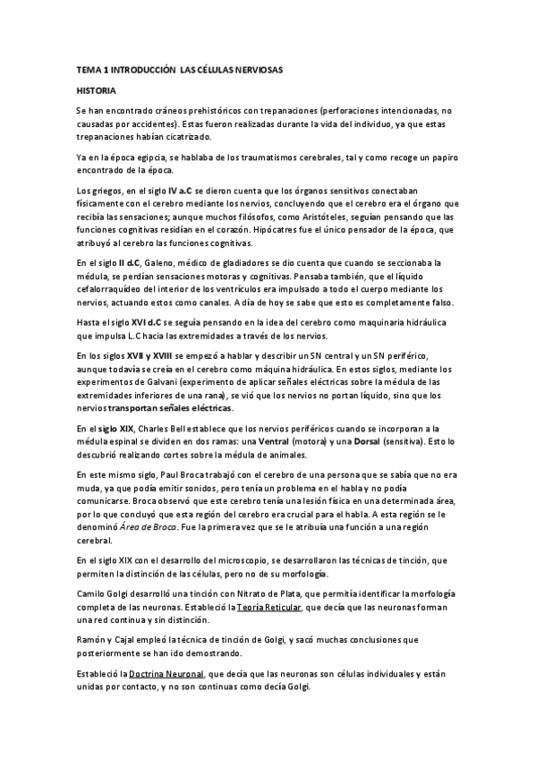 Miniatura del documento TEMA 1 INTRODUCCIÓN A LAS CÉLULAS NERVIOSAS.pdf