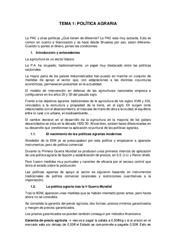 Miniatura del documento Resumen-TEMA-1-Politica-Agraria.pdf