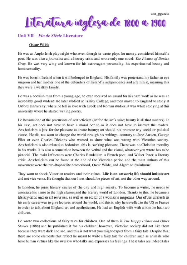 Miniatura del documento Unit-VII-Fin-de-Siecle-Literature.pdf