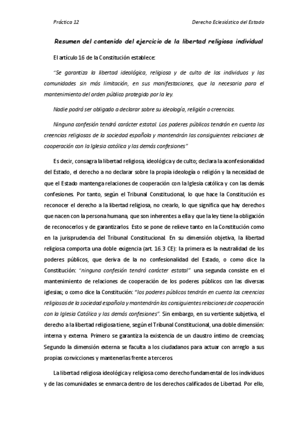 Miniatura del documento Práctica 12. Derecho Eclesiástico del Estado.pdf