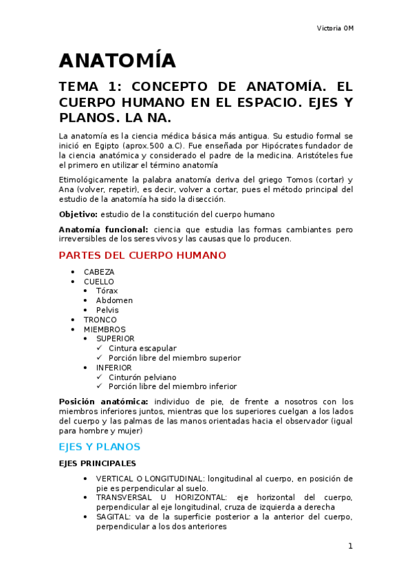 Miniatura del documento Teoría Anatomía (apuntes).docx