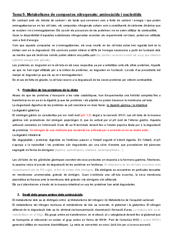 Miniatura del documento BIO. Tema 9 Apunts.pdf