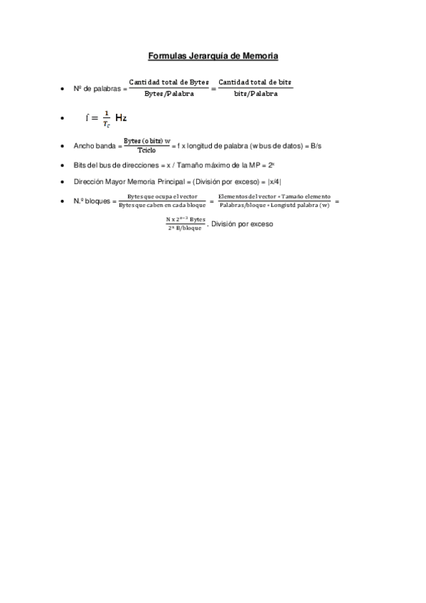 Miniatura del documento 4.2 Formulas Jerarquía de Memoria 