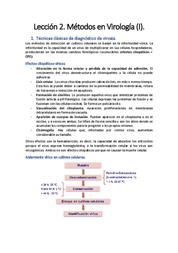 Miniatura del documento Lección 2. Métodos en Virología (I)..pdf