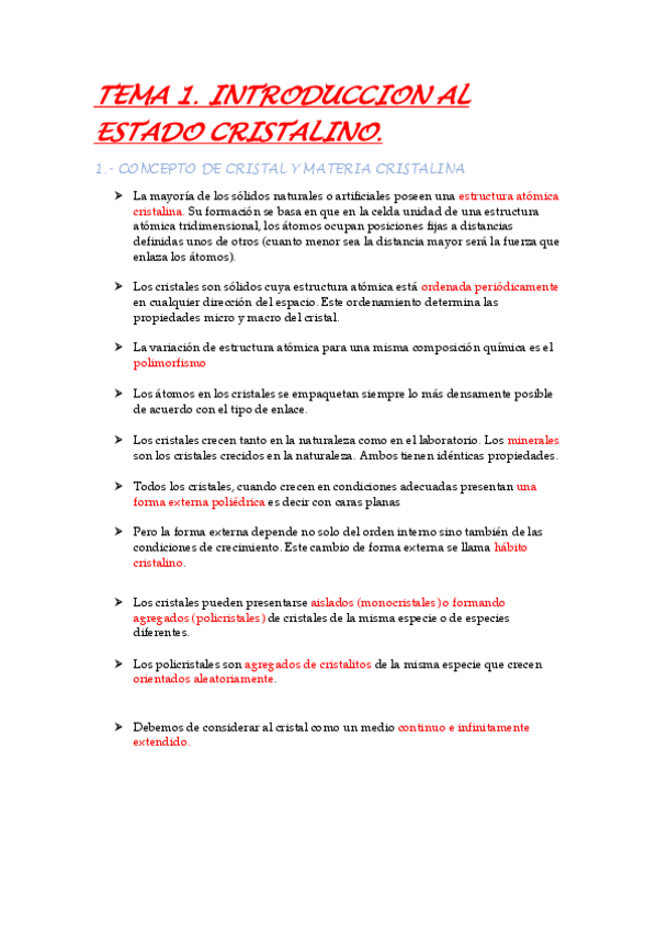 Miniatura del documento Resumen Tema 1 Cristalografía.pdf