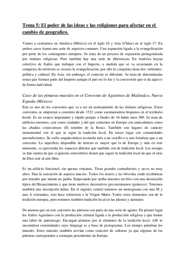 Miniatura del documento Tema 5. El poder de las idea y las religiones para afectar en cambio geográfico..docx