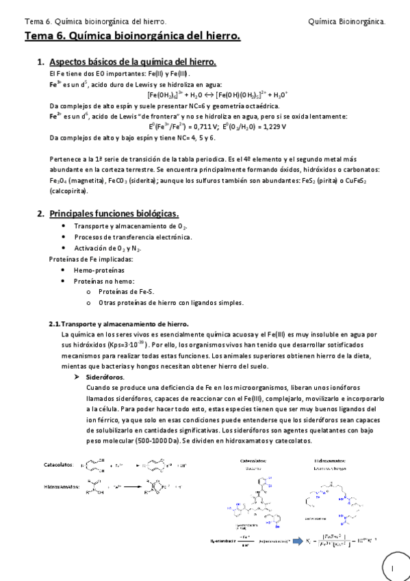 Miniatura del documento Tema 6. Bioquímica del hierro..pdf