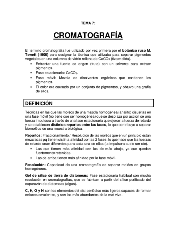 Miniatura del documento TEMA 7 - Cromatografia.pdf