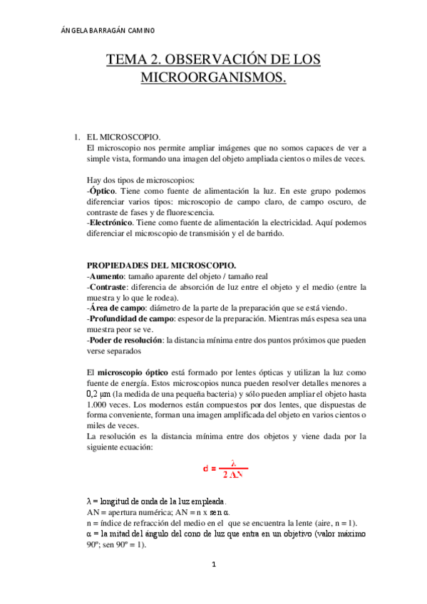Miniatura del documento TEMA 2. Observacion de los microorganismos.pdf
