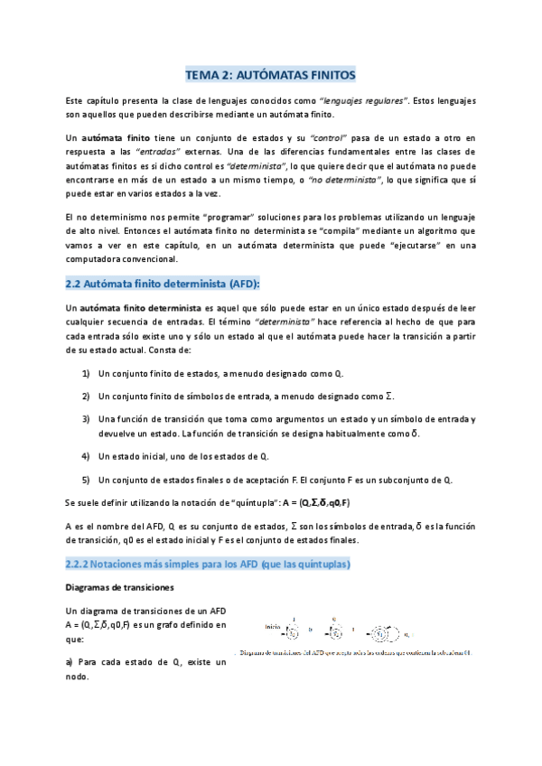 Miniatura del documento 2. Autómatas finitos