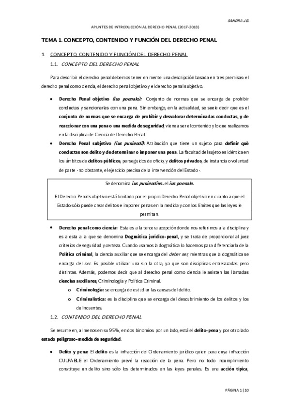 Miniatura del documento Tema 1. Concepto- contenido y función del derecho penal.pdf
