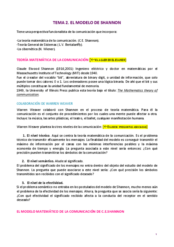 Miniatura del documento TEMA 2. El modelo de Shannon.pdf