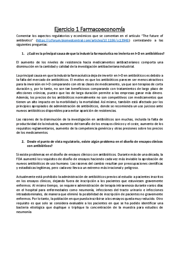 Miniatura del documento Exercici 1 Farmacoeconomía
