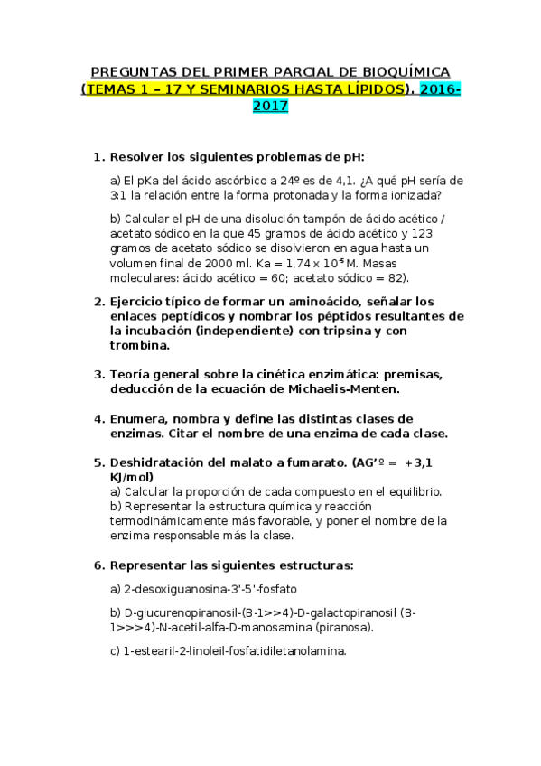 Miniatura del documento PREGUNTAS DEL PRIMER PARCIAL DE BIOQUÍMICA.docx