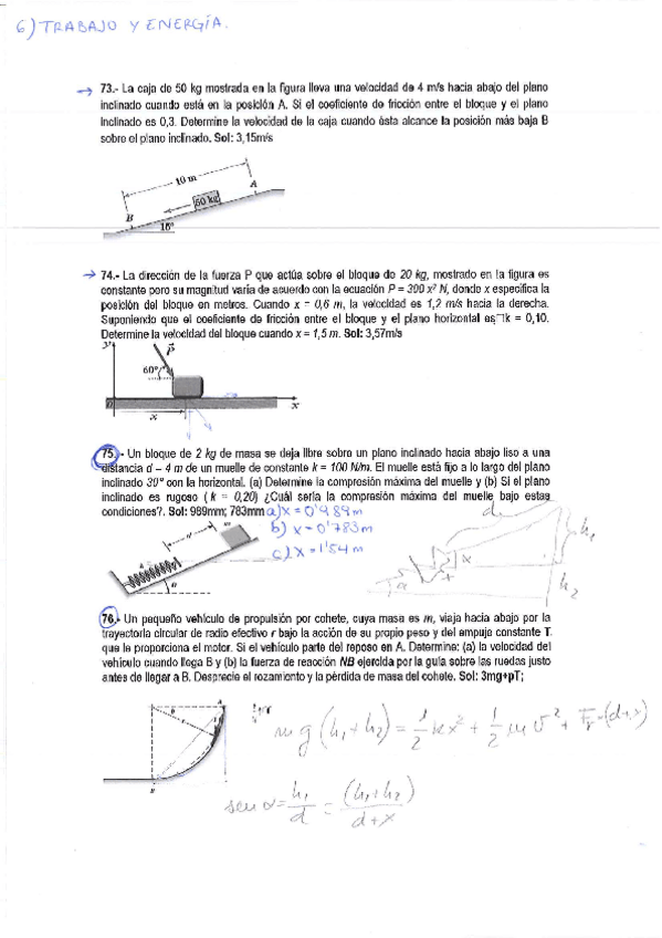 Miniatura del documento Fisica I Relación 6 Trabajo y energía Resueltos.pdf