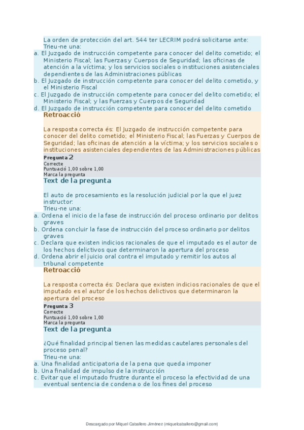Miniatura del documento Examen Tipo Test FINAL D. Procesal III.pdf