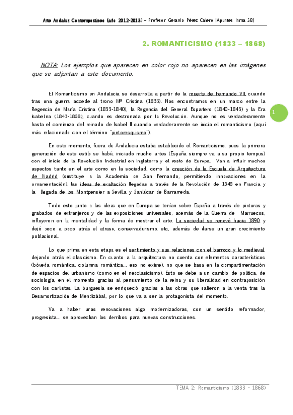 Miniatura del documento 2 - ROMANTICISMO (1833-1868).pdf