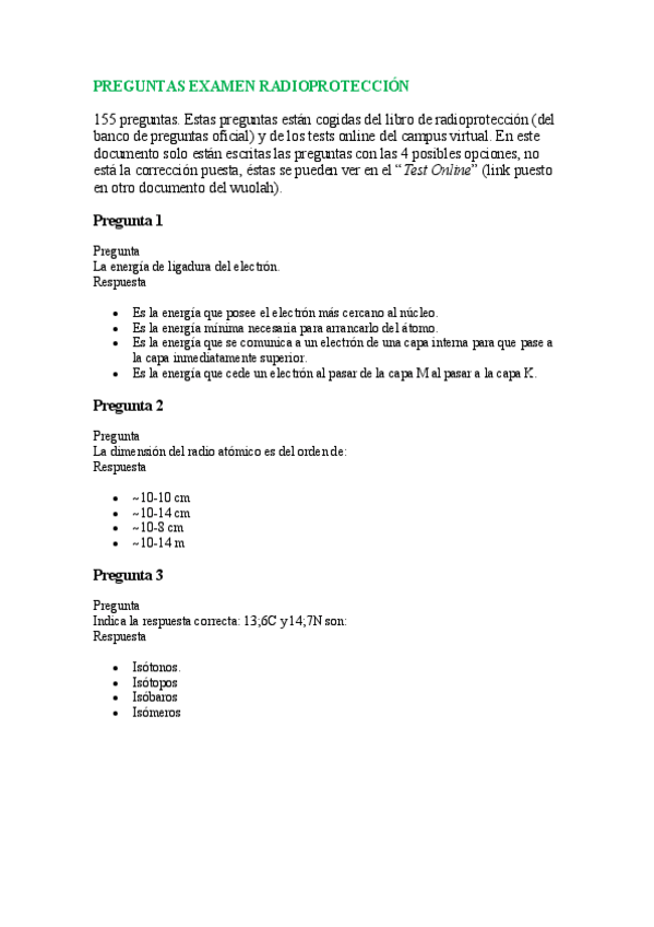 Miniatura del documento Preguntas examen radioproteccion