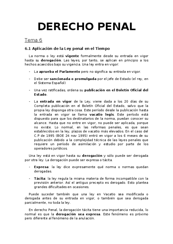 Miniatura del documento DERECHO  PENAL -  TEMA 6.doc
