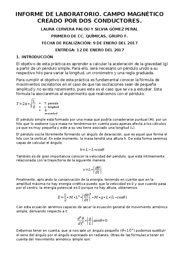 Miniatura del documento Informe práctica 4 péndulo simple.docx
