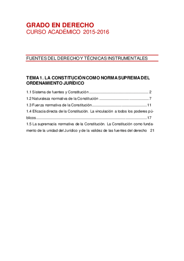 Miniatura del documento Fuentes del Derecho. Tema 1 .pdf