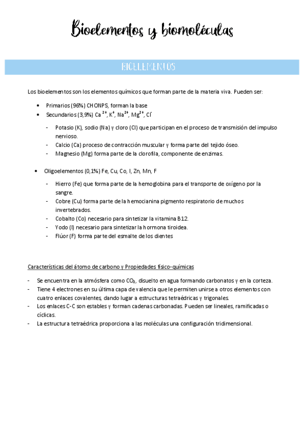 Miniatura del documento Tema 1-Bioelementos y biomoleculas.pdf