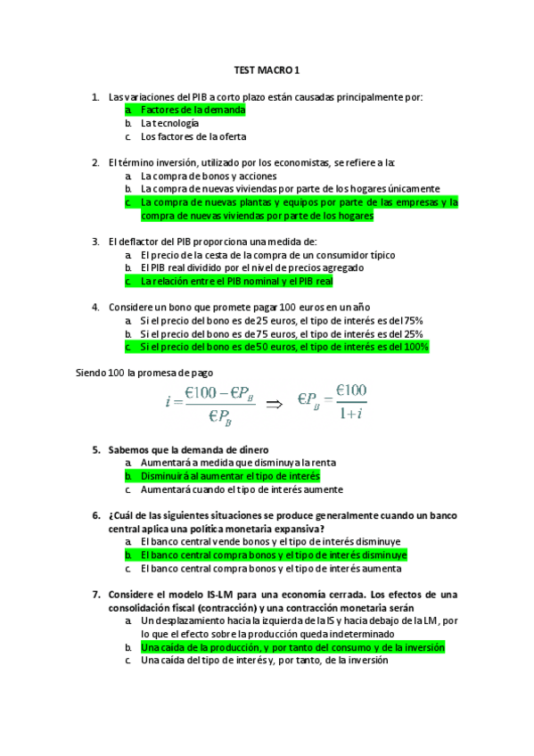 Miniatura del documento Test Macro 1 - Con respuestas