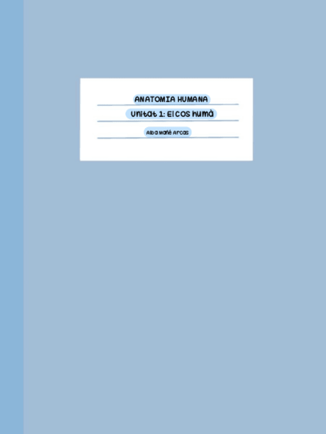 Miniatura del documento Anatomia 1r Semestre