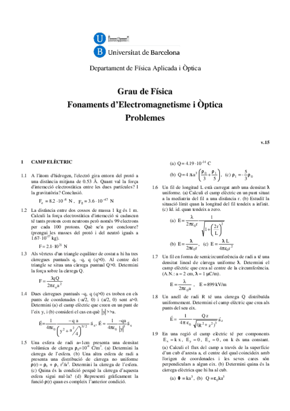 Miniatura del documento Problemes-de-Fonaments-Electromagnetisme-i-Optica.pdf