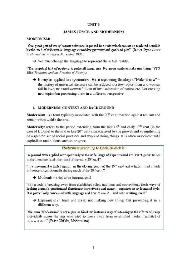 Miniatura del documento Unit-3-Modernism-and-James-Joyce.pdf