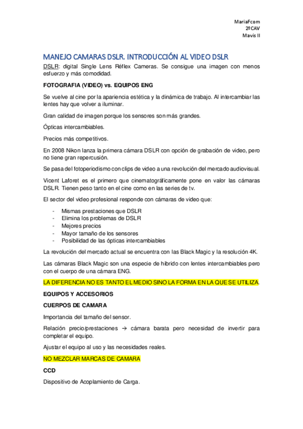 Miniatura del documento MANEJO CAMARAS DSLR. INTRODUCCION AL VIDEO DSLR.pdf